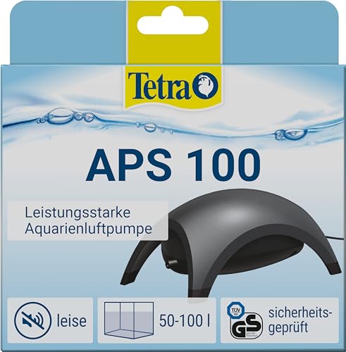 Tetra APS 100 Aquarium Luftpumpe - leise Membran-Pumpe für Aquarien...