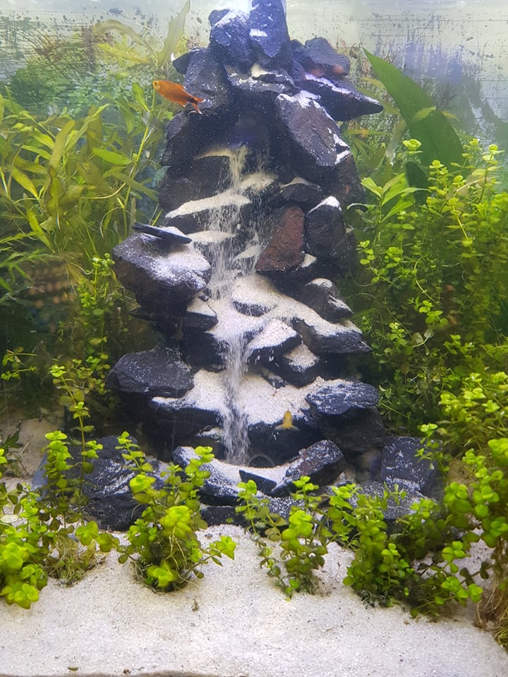 Wasserfall Aquarium - Sandwasserfall