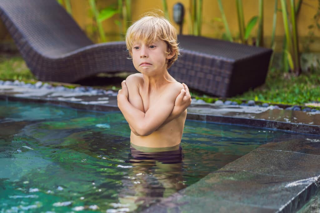 Poolheizung - frieren im Pool